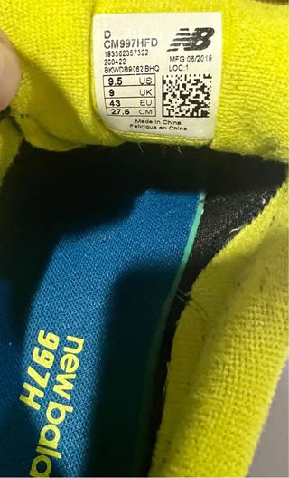 New Balance 997H Cordura Negro Gris