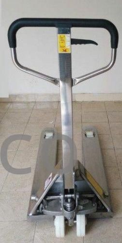 Transpaleta Acero Inoxidable Hidráulica 2000 Kg - 1150x540 mm