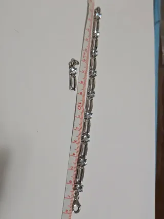 Pulsera Plata con Piedras