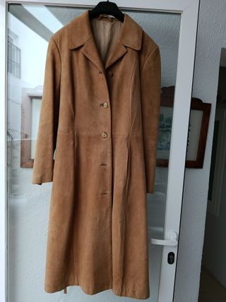 Abrigo largo ante vintage
