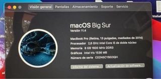 MacBook Plata con Cargador