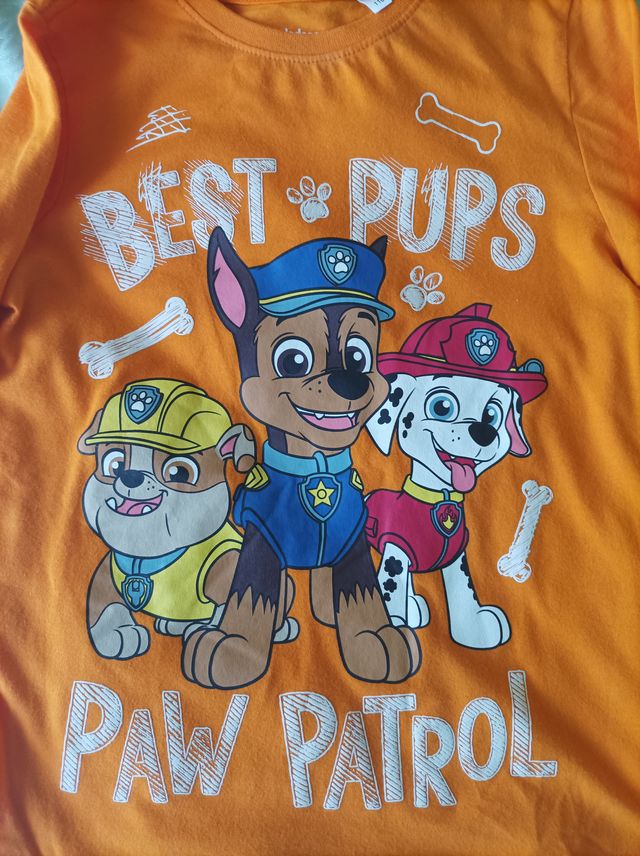 Camiseta Patrulla Canina Naranja