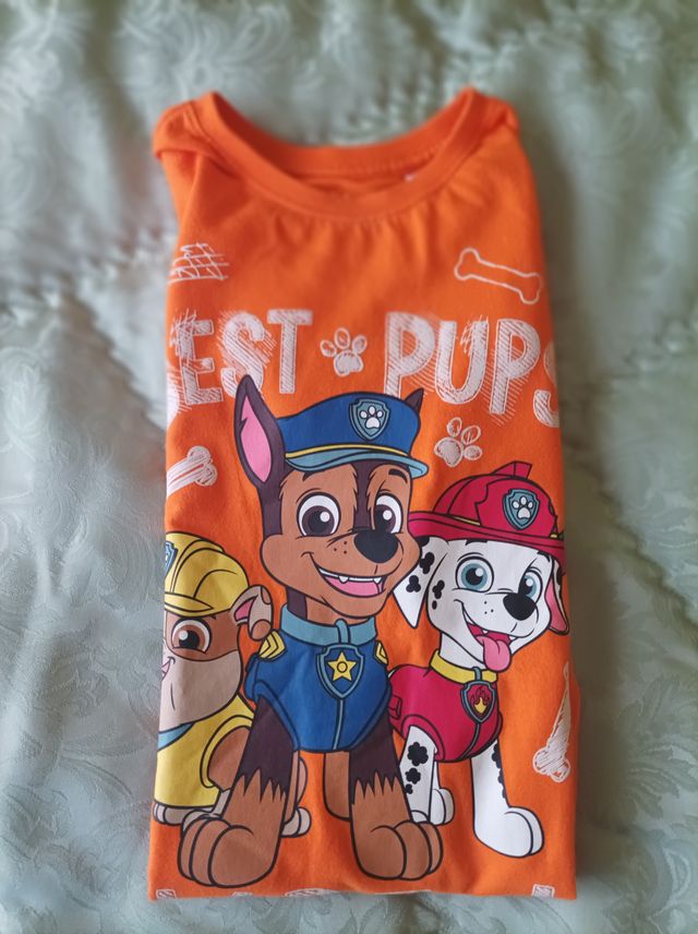 Camiseta Patrulla Canina Naranja
