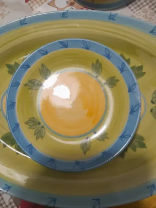 Vassoio, ciotolina e piattino I piatti del sole
