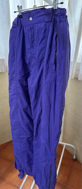 Pantalones de esquí morados mujer