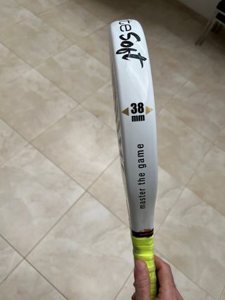 Pala Padel Black Crown White Soft