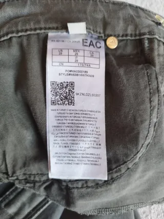 Pantalón pitillo Guess T. M