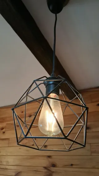 2 Lámparas Techo Ikea hierro forjado