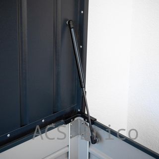 Baúl Arcón Metálico Antracita - 187x78x72 cm - Trimetals