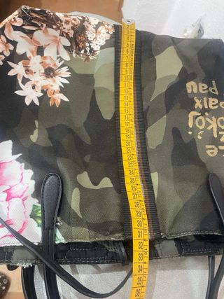 Bolso Tote Desigual Safari Flores Camuflaje