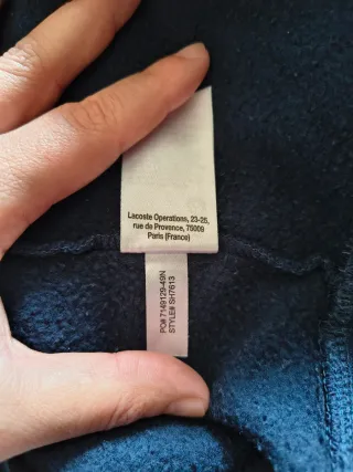 Felpa / Sudadera Lacoste Sport Blu Navy