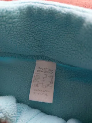 2 Felpe Polari Quechua Blu Turchese e Rosso