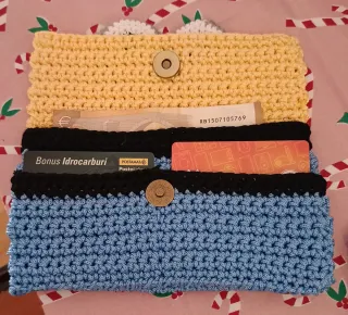 Portafogli Minions Grande Fatto A Mano In Cordino