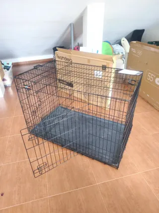 Jaula Perro Grande Negra XXL