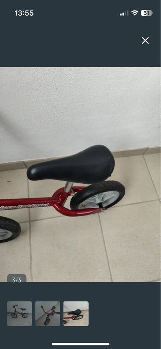 Bicicleta de equilibrio Chicco Red Bullet