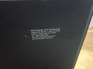 Pantalla Acer V173 Negra