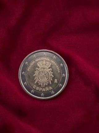 Moneda 2€ España Policía Nacional 2024