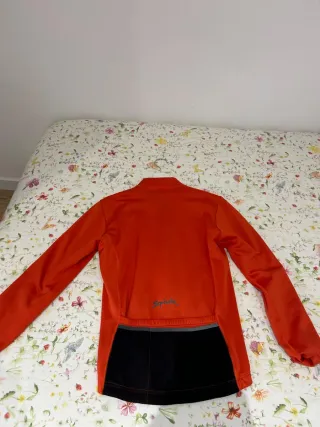 Maillot ciclismo largo naranja