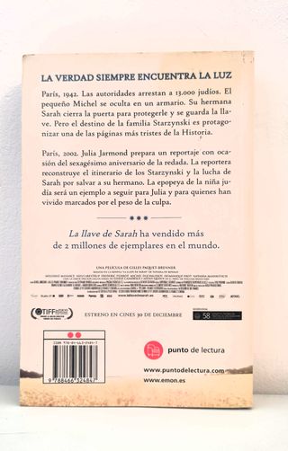Libro La llave de Sarah - Buen Estado