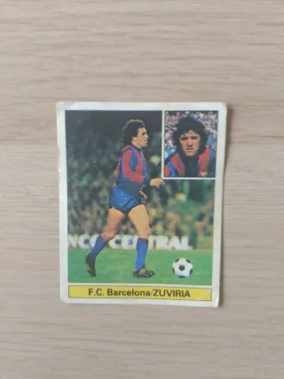 Cromo Zuviria F.C. Barcelona Liga 81-82