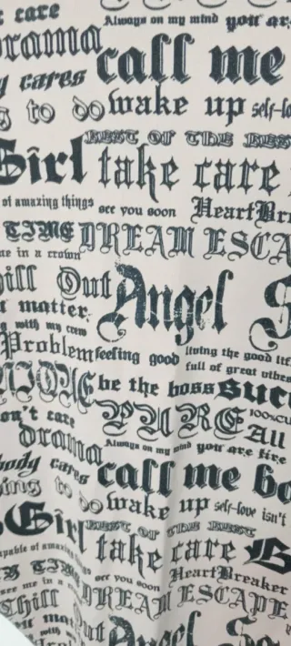 Body mujer estampado texto