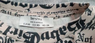 Body mujer estampado texto