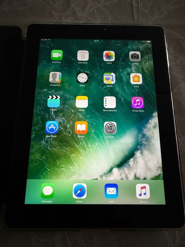 Apple iPad con sim Plata