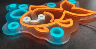 Lampada Neon LED "PESCIOLINO"