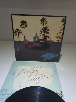 Vinilo LP Eagles Hotel California 1976 Alemania