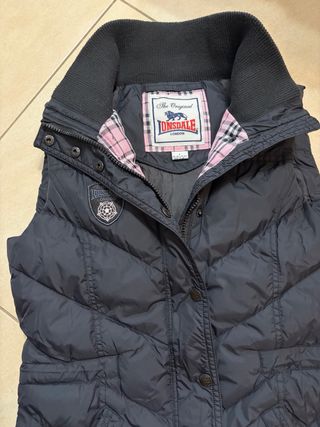 Gilet Lonsdale London Nero Donna Taglia S