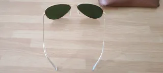 Occhiali Ray-Ban Aviator Oro Lenti Verdi