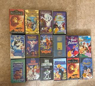 Películas VHS Disney y Pixar
