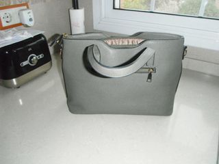 Bolso gris mujer