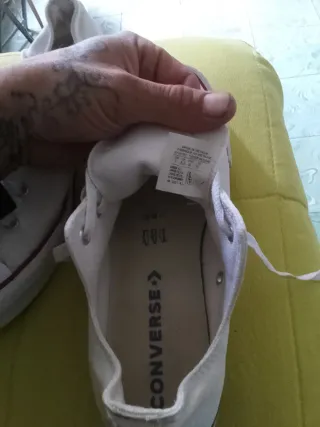 Converse All Star Blancas Talla 40