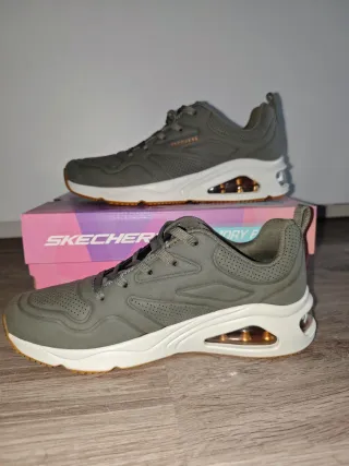 Zapatillas Skechers verdes Mujer