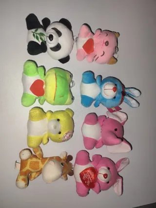 Lote 8 Mini Peluches Animales. 5€ Todos