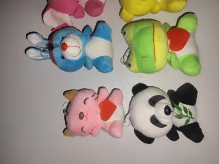 Lote 8 Mini Peluches Animales. 5€ Todos