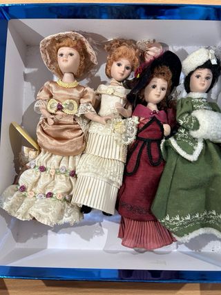 Bambole in porcellana vintage