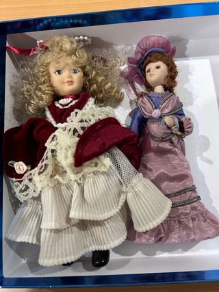 Bambole in porcellana vintage