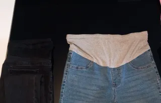 Pack premamá: 2 pantalones + faja lumbar