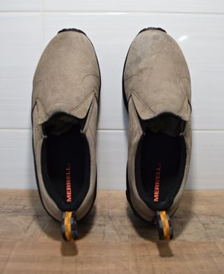 Mocasines Merrell para hombre gris, talla 44.5
