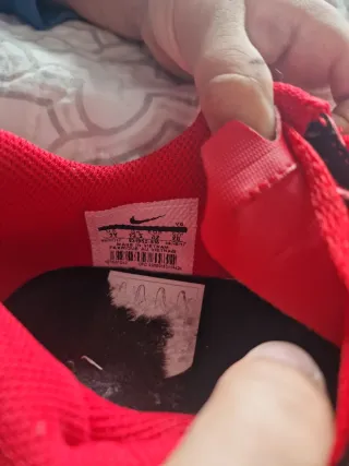 Zapatillas de fútbol Nike Tacos Rojas numero 32