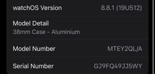 Apple Watch Plata con Correa Marrón