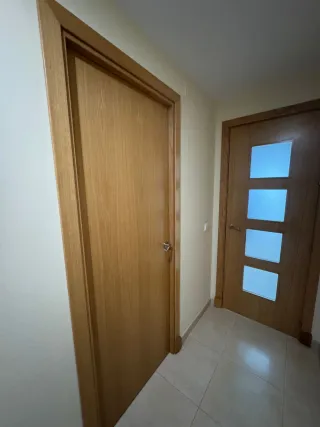 Puertas de paso de madera con cristal