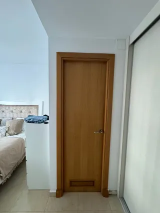 Puertas de paso de madera con cristal