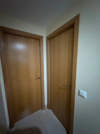 Puertas de paso de madera con cristal