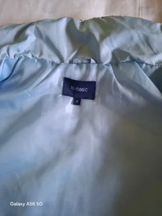 Chaleco acolchado azul cielo Talla S