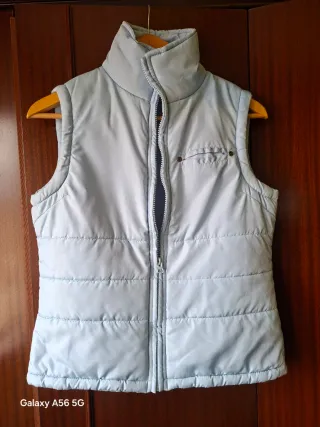 Chaleco acolchado azul cielo Talla S