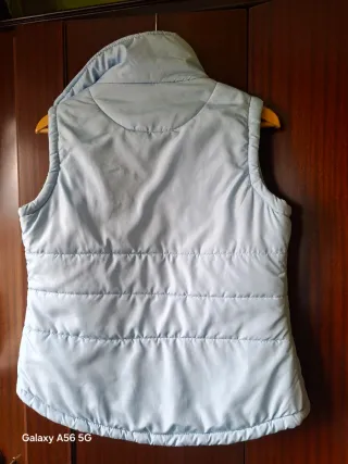 Chaleco acolchado azul cielo Talla S
