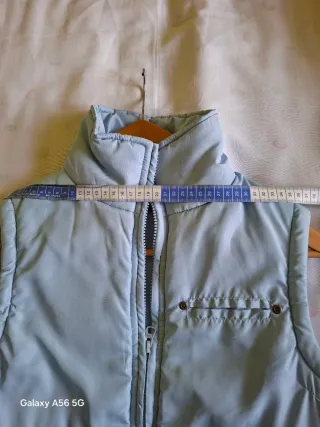 Chaleco acolchado azul cielo Talla S